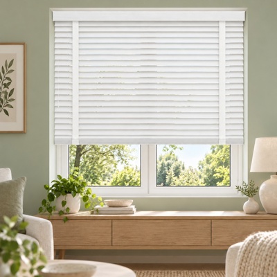Vivid White Faux Taped