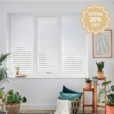 White Perfect Fit Shutter Dining Room Spring Sale Extra 20 Percent Off (1)
