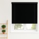 Jet Black Taped Wooden Blind