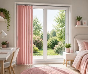 Carnival Pink Vertical Blind