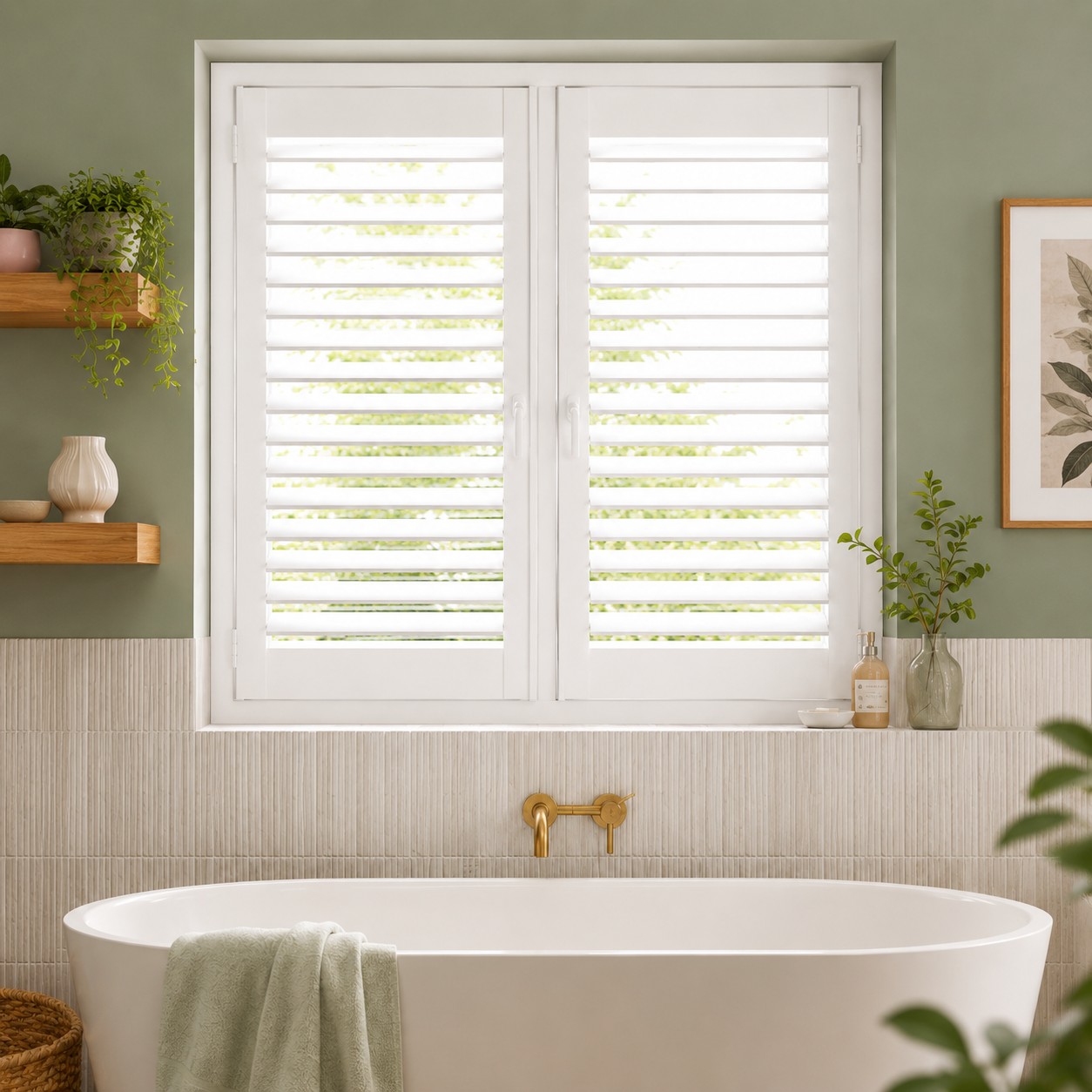 Arctic White Perfect Fit Shutter