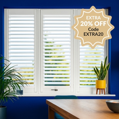 White Perfect Fit Shutter Cotton White Spring Sale Extra 20 Percent Off 1