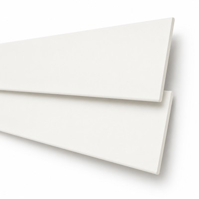 Vivid White Faux Wooden Blind Slat