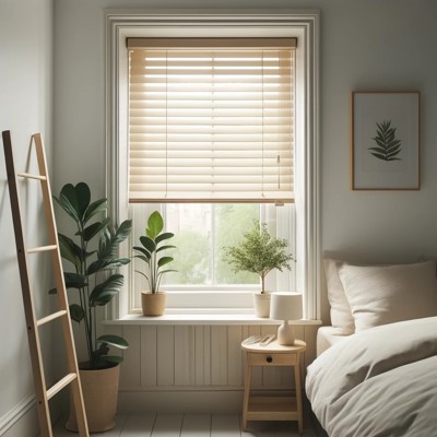 VANILLA WOODEN BLIND