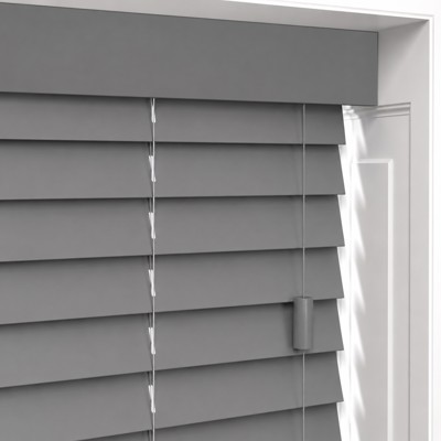 Pewter Wood Blind