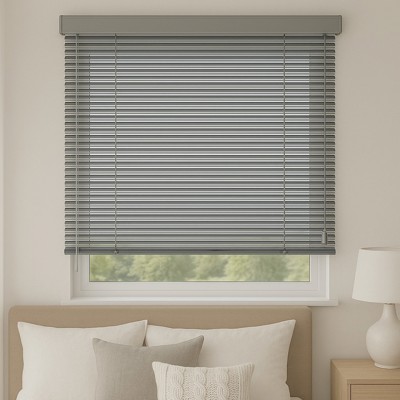 Elephant Grey Satin Venetian Blind