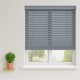 Lunar Grey Faux Wooden Blind