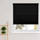 Jet Black Wooden Blind Open