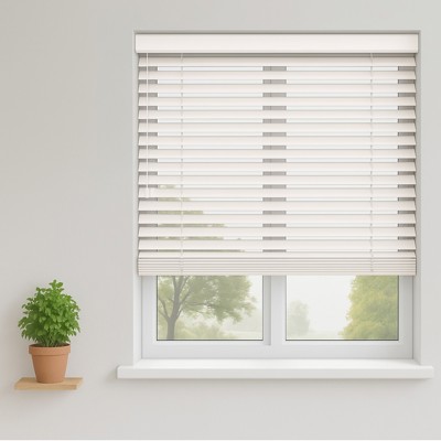 Lily White Faux Wooden Blind