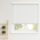 Alabaster Faux Taped Wooden Blind