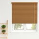 Golden Oak Taped Wooden Blind