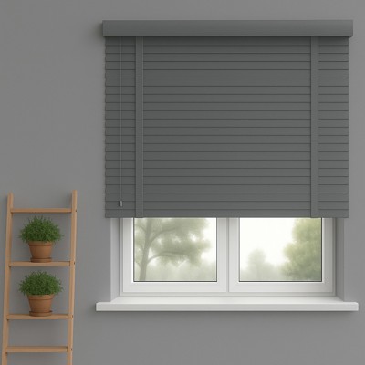 Pewter Taped Wooden Blind (1)