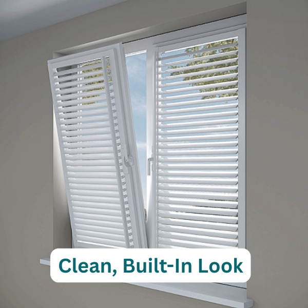 Perfect Fit Shutters Clean, Built In Look