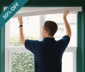 Gripfit Roller Blind Light Grey