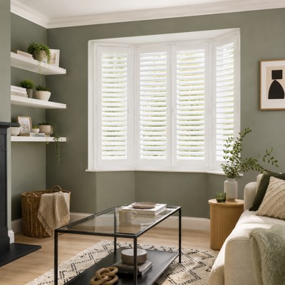 Cotton White Perfect Fit Shutter