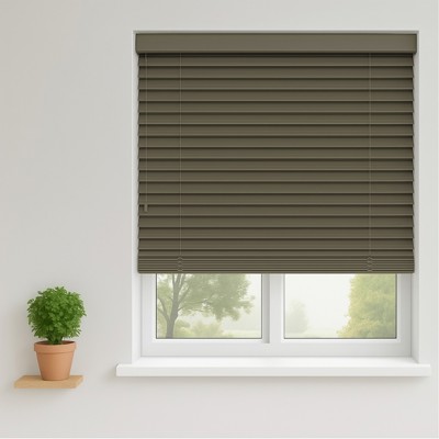 Ammonite Faux Wooden Blind