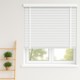 Studio White Taped Wooden Blind