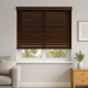 Warm Walnut Wooden Blind Bedroom
