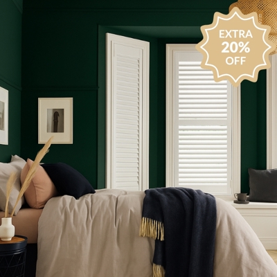 White Perfect Fit Shutter Artic White Spring Sale Extra 20 Percent Off 1