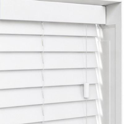 Brilliant White Wooden Blind