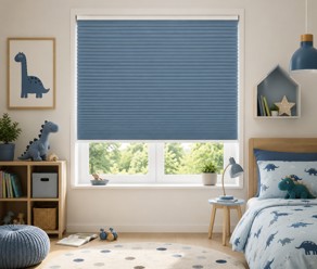 Cornflower Blue Honeycomb Blind